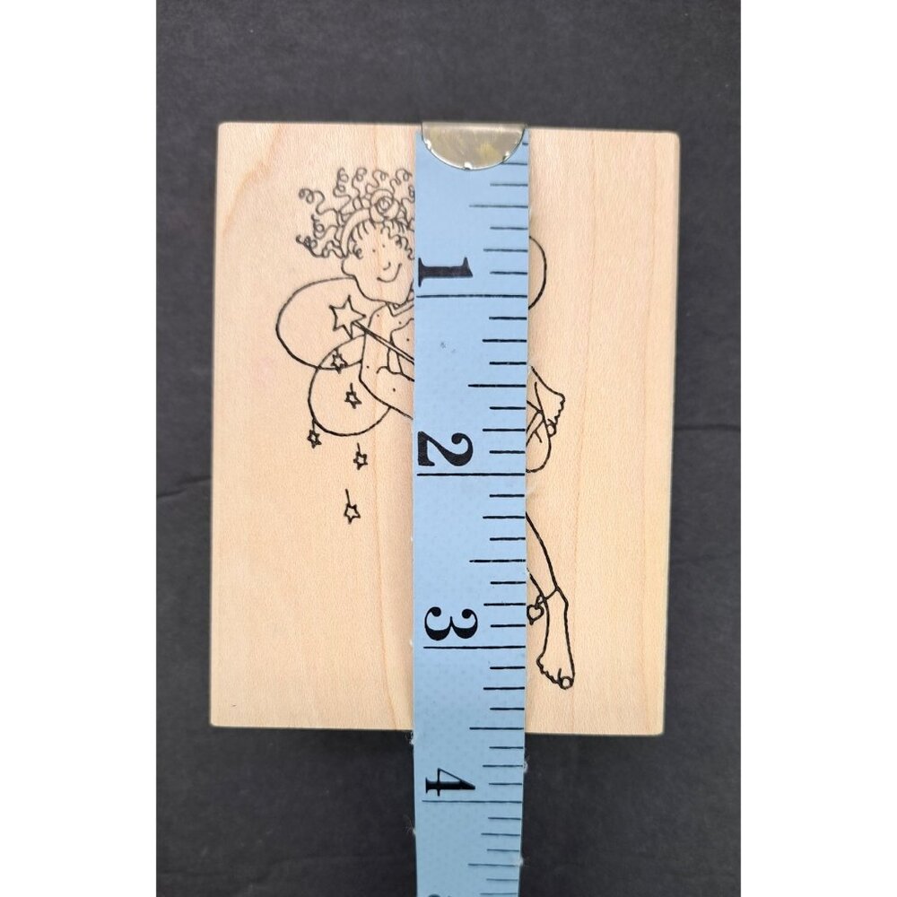 Vintage Inky Antics Rubber Stamps Hattie Lace Lot Of 4 Large Best Bud Hatbox New - Picture 7 of 7